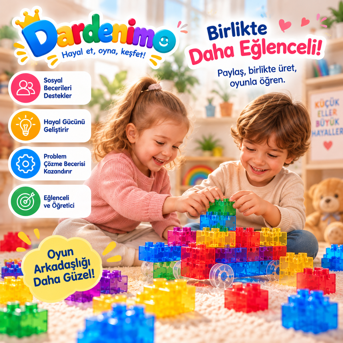 Dardenimo Jel Blok Seti – 40 Parça
